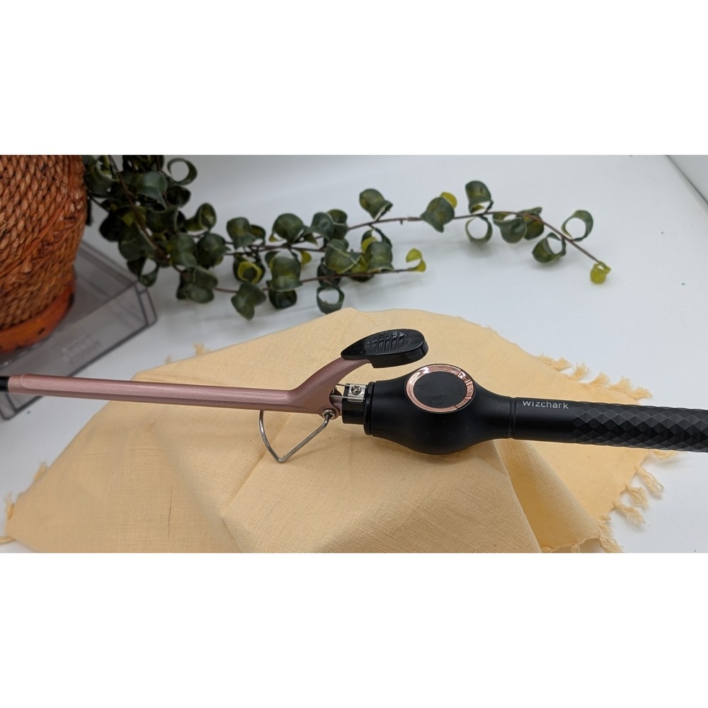 Wizchark 13mm Small Barrel Tourmaline Ceramic Curling Iron Used For Ringlets